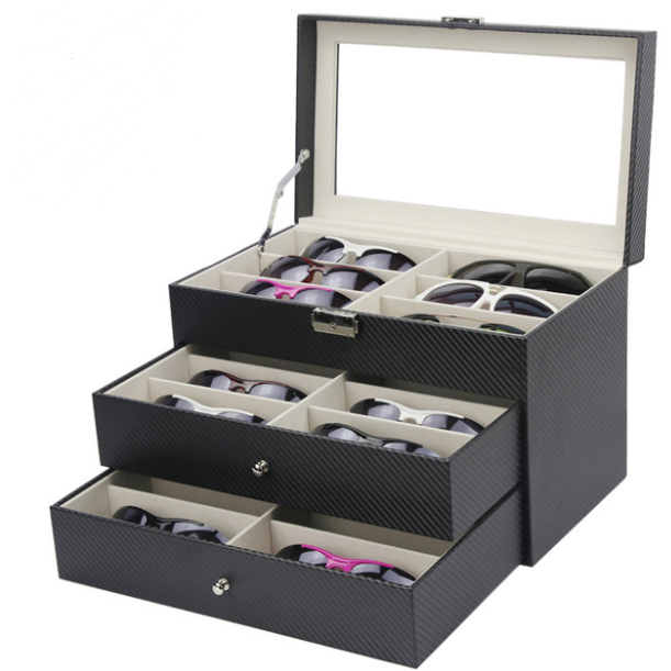 Storage pu leather display box