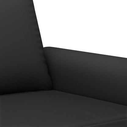 vidaXL 2 Piece Sofa Set with Cushions Black Velvet