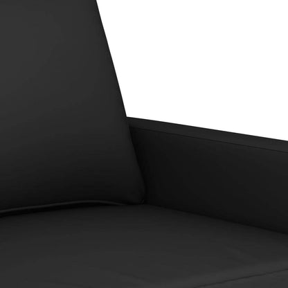 vidaXL 2-Seater Sofa Black 55.1" Velvet