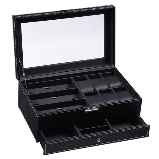 Watch glasses storage box for men