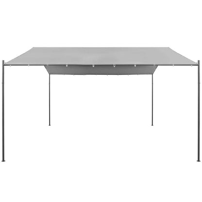 Garden Gazebo Steel 157.5"x157.5"x102.4" Anthracite