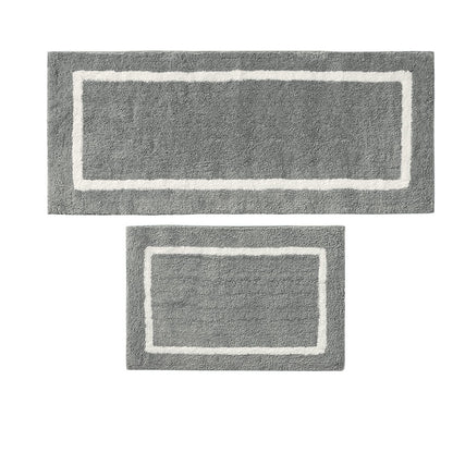 Reversible High Pile Tufted Microfiber Bath Rug