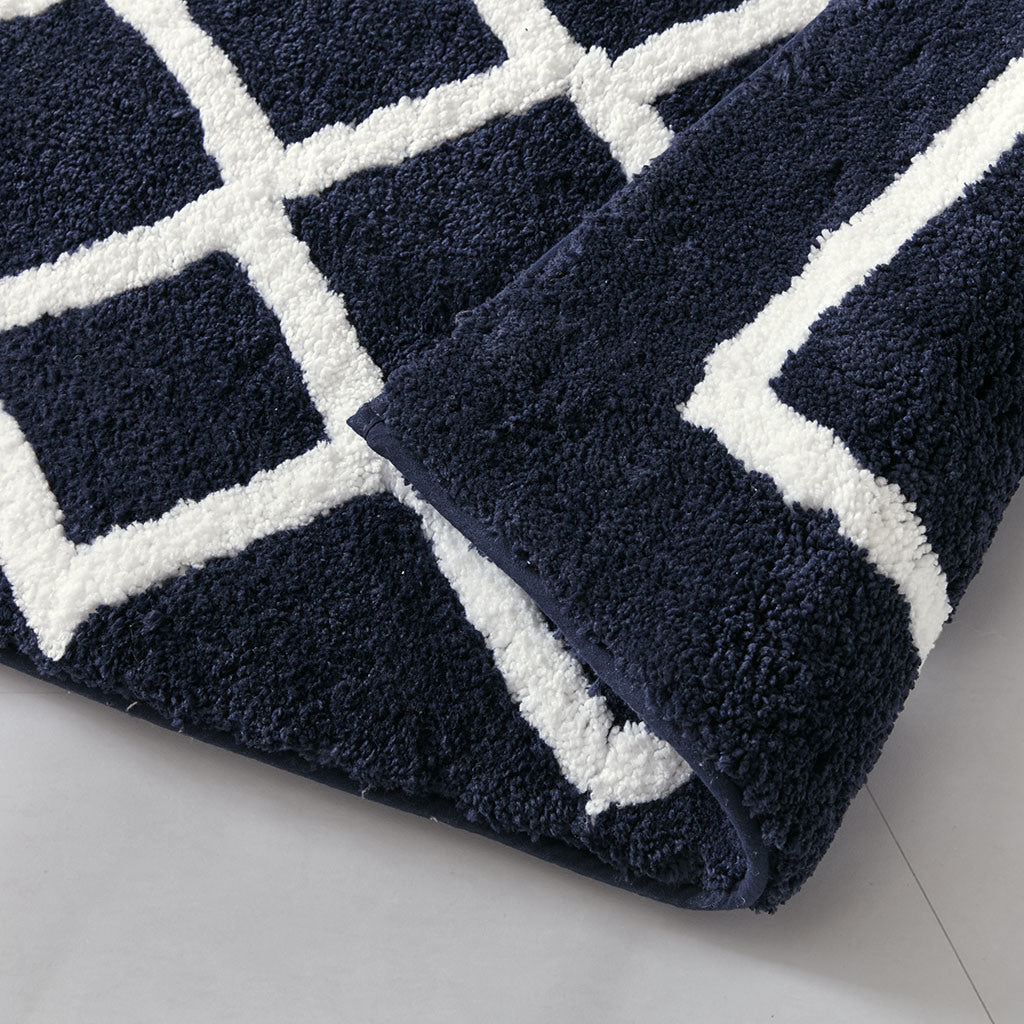 Reversible High Pile Tufted Microfiber Bath Rug